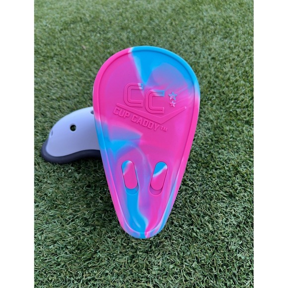 Other - Cup Caddy Container Athletic Cup Storage Baseball & Contact Sports Pink/Wht/Blu